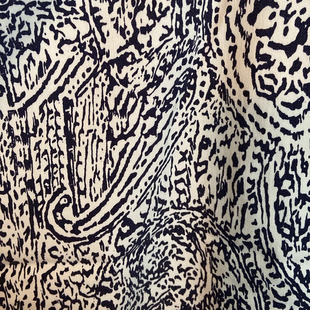 26W Pennington’s Savvy Fit Paisley Printed Pull On Pant - Picture 7 of 9